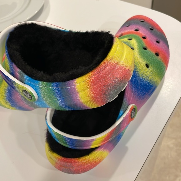 Men’s CROCS classic lined spray dye clog size 13 - Picture 6 of 8